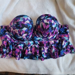 Torrid Geo Swimsuit Top